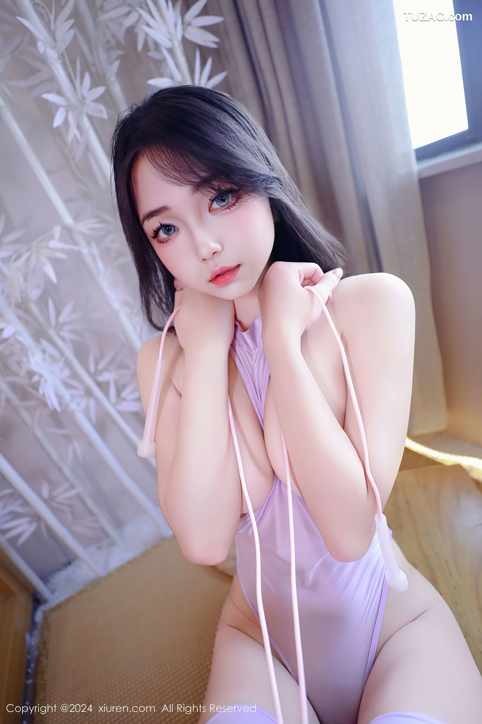 XiuRen秀人网-9192-叫我小猫-粉色情趣内衣粉色丝袜-2024.09.23