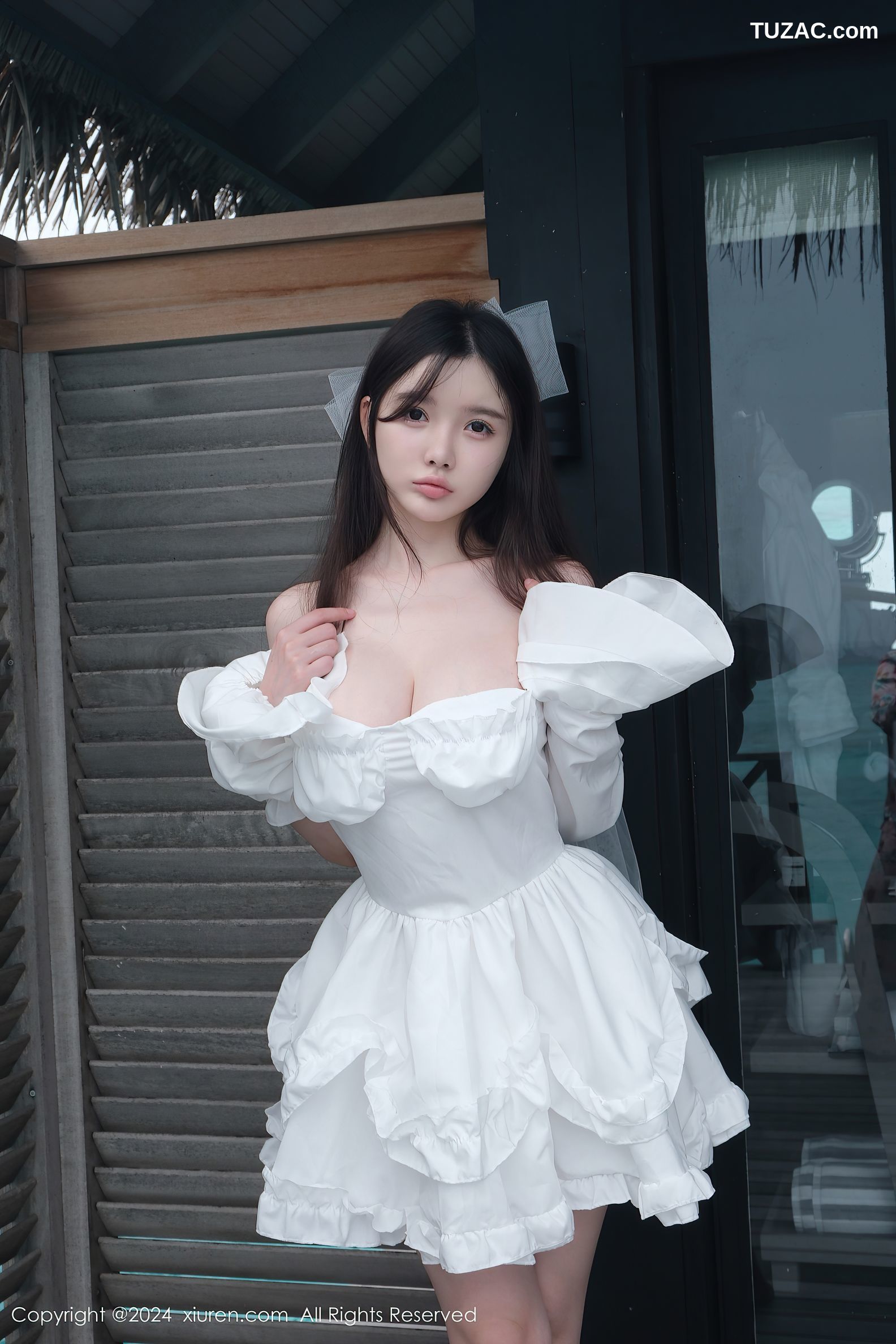 XiuRen秀人网-9535-糯美子MINIbabe-情趣婚纱新娘制服爆乳-2024.12.02