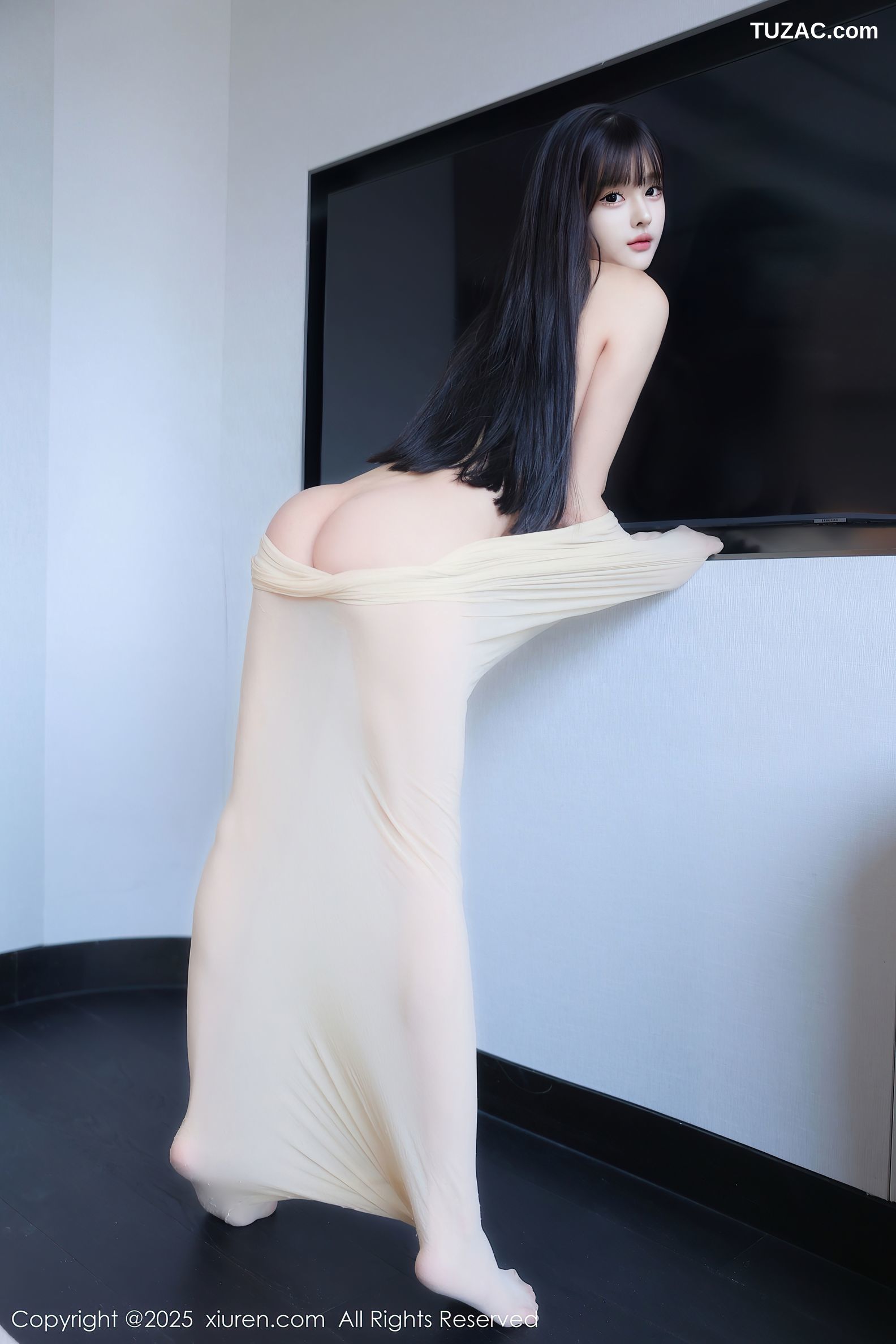 XiuRen秀人网-9825-余安安-轻透肉丝连体衣爆乳-2025.01.26