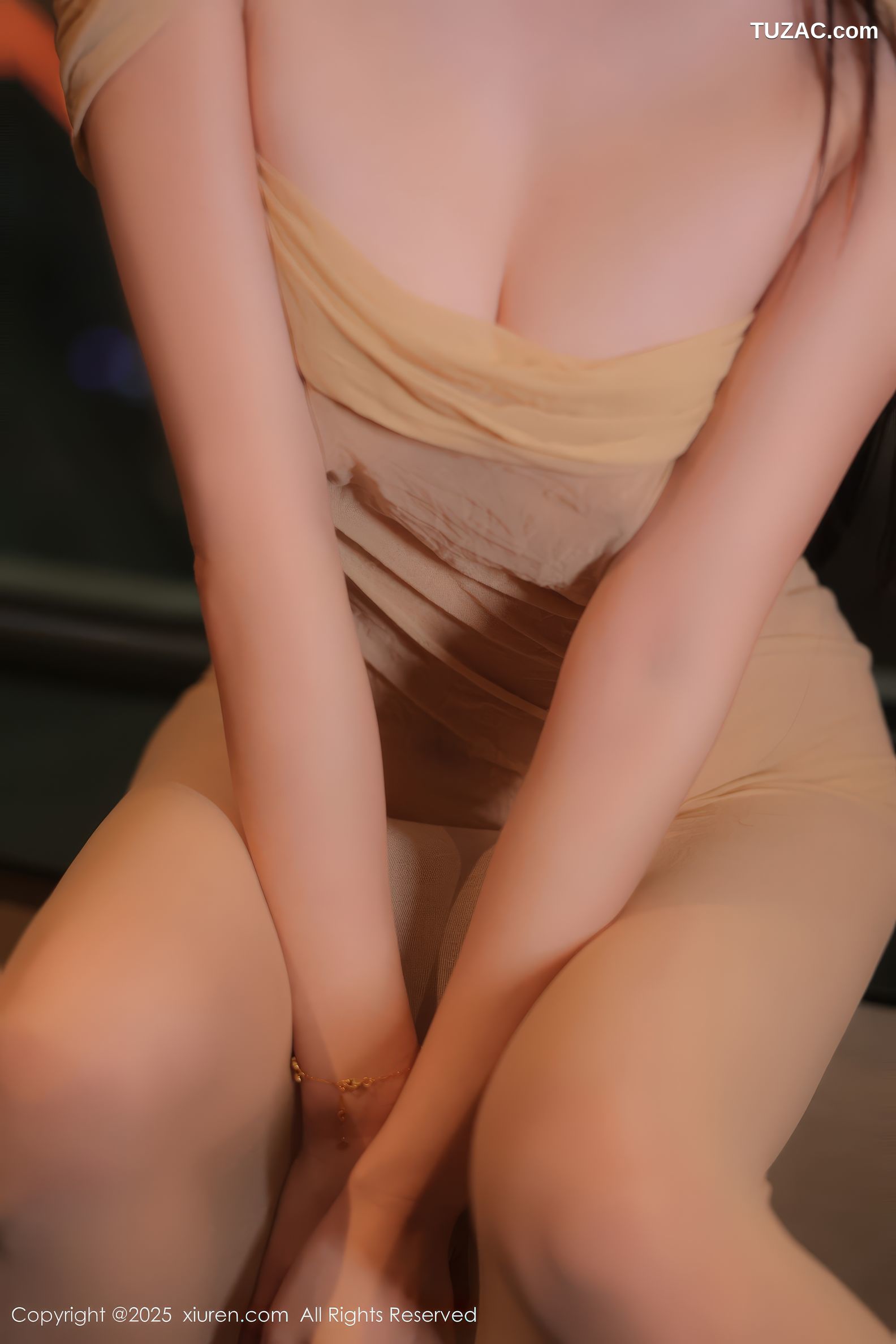 XiuRen秀人网-9860-Candy糖糖-轻透连体肉丝真空爆乳-2025.02.08