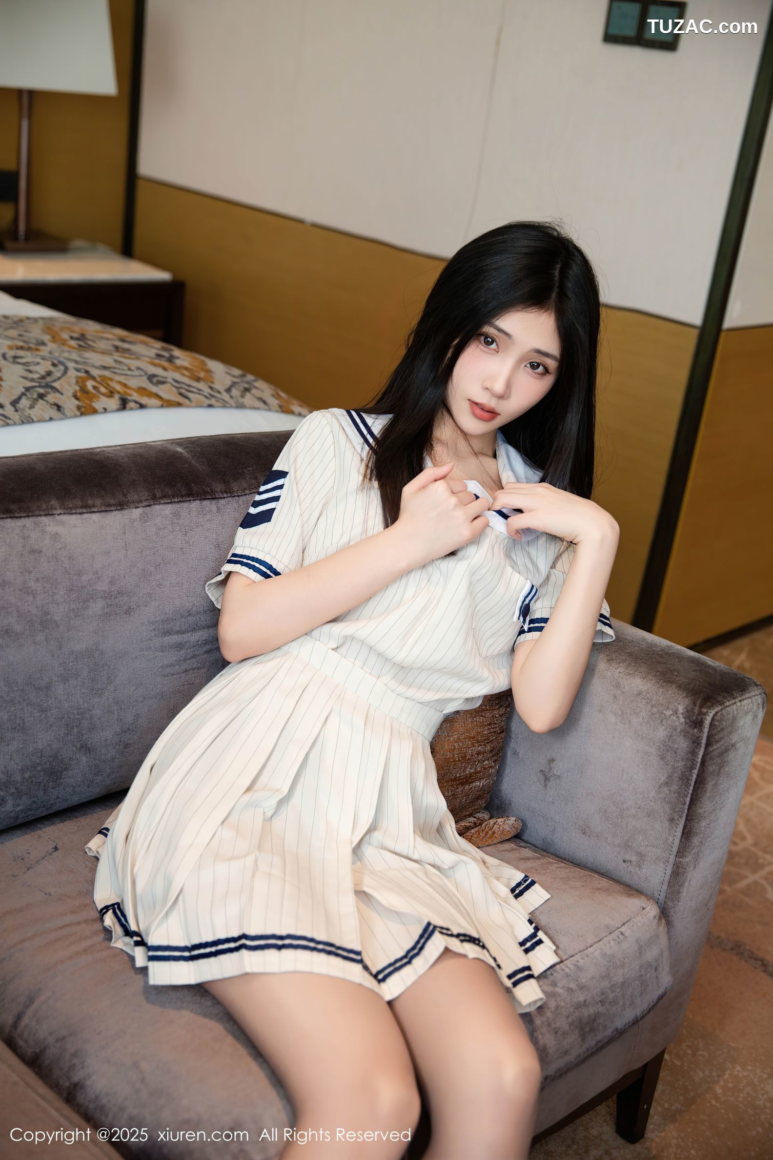 XiuRen秀人网-9942-刘婷婷-白色学生连衣裙红绳绑缚-2025.02.27