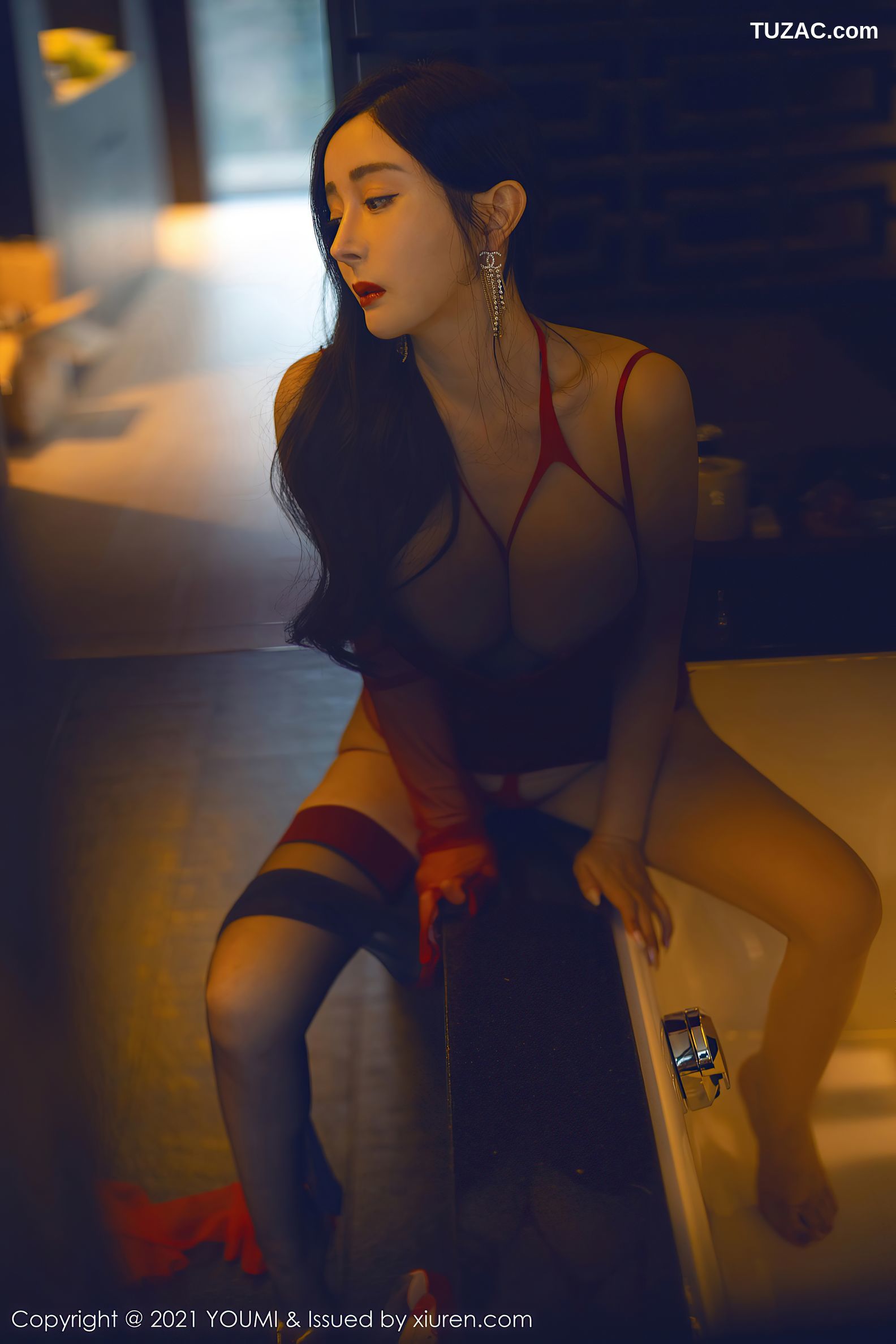 YouMi尤蜜荟-711-允爾-成都旅拍暖色调视觉体验情趣服饰-2021.10.29