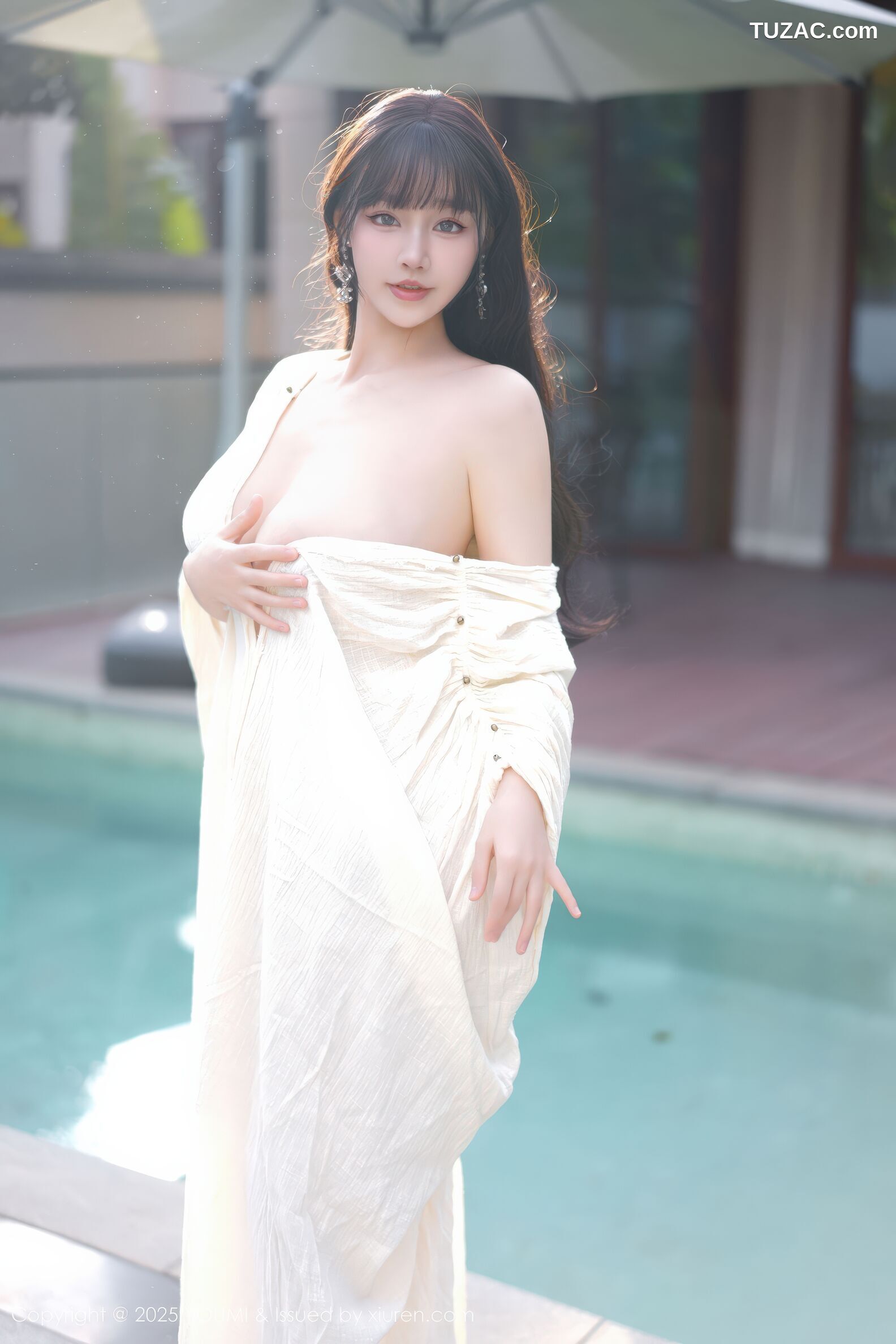 YouMi尤蜜荟-1185-朱可儿-浴池场景-童颜巨乳浅色浴袍-2025.11.28