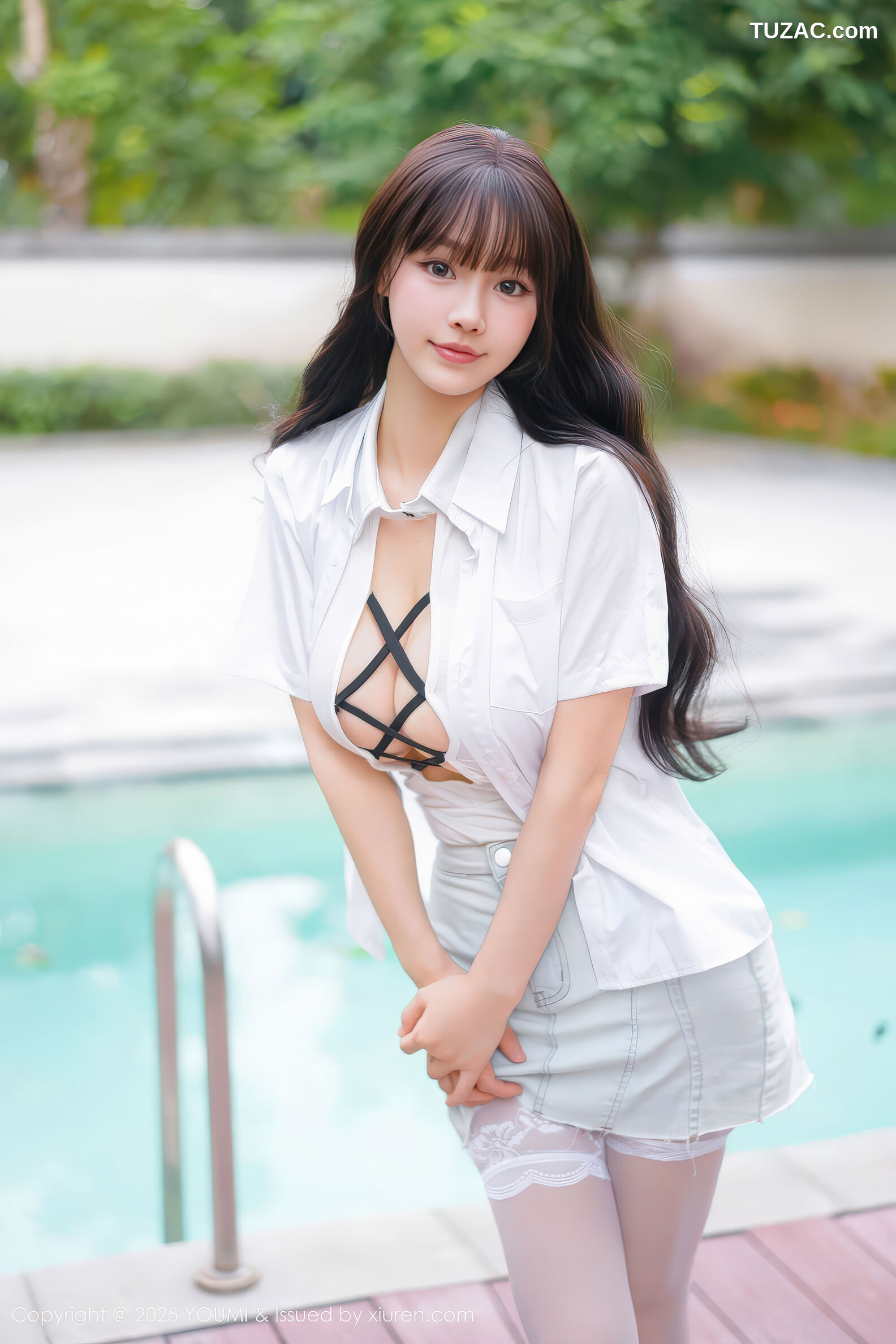 YouMi尤蜜荟-1190-朱可儿-白衬衫白短裙情趣白丝-2025.12.18