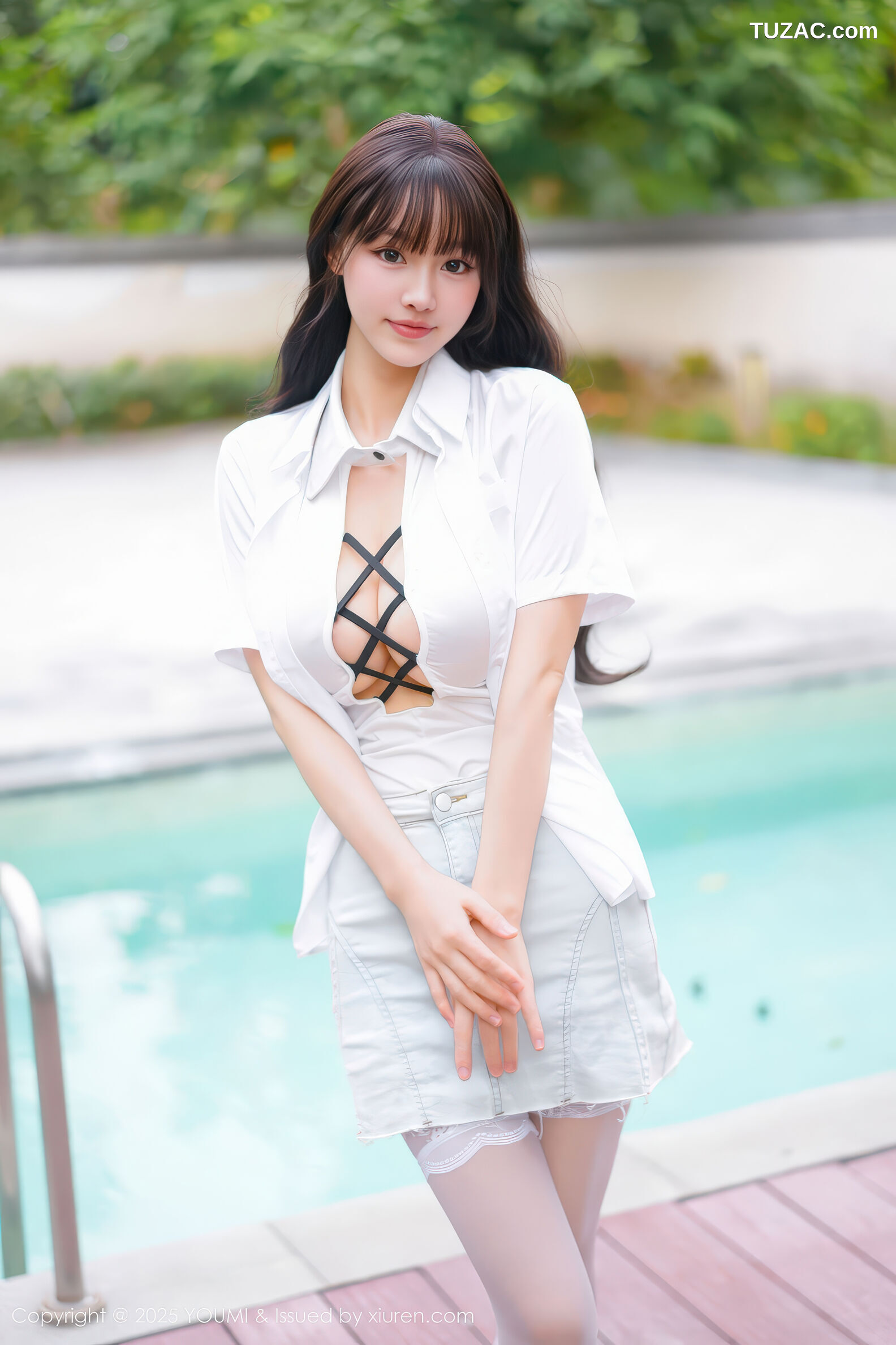 YouMi尤蜜荟-1190-朱可儿-白衬衫白短裙情趣白丝-2025.12.18