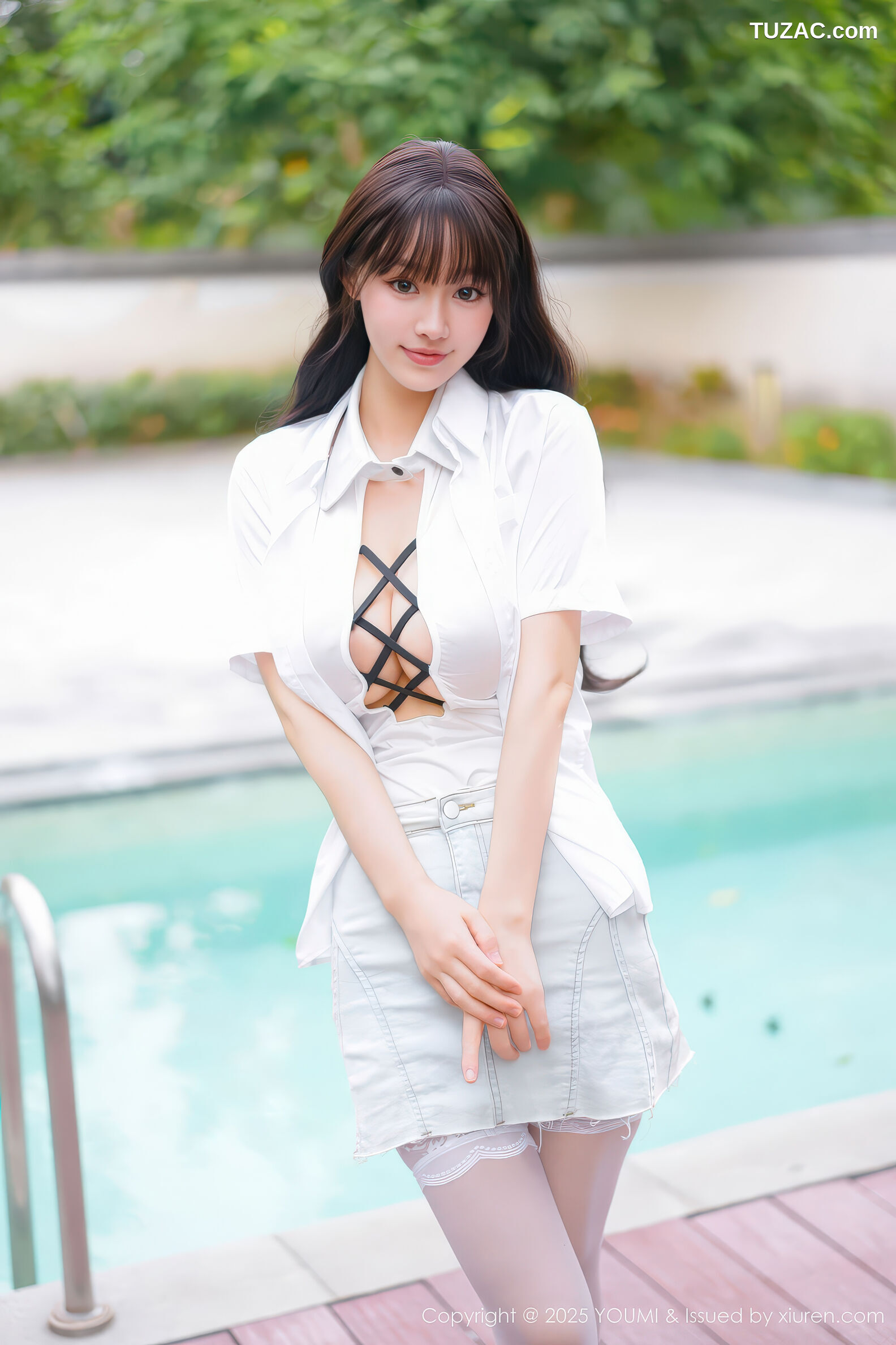 YouMi尤蜜荟-1190-朱可儿-白衬衫白短裙情趣白丝-2025.12.18