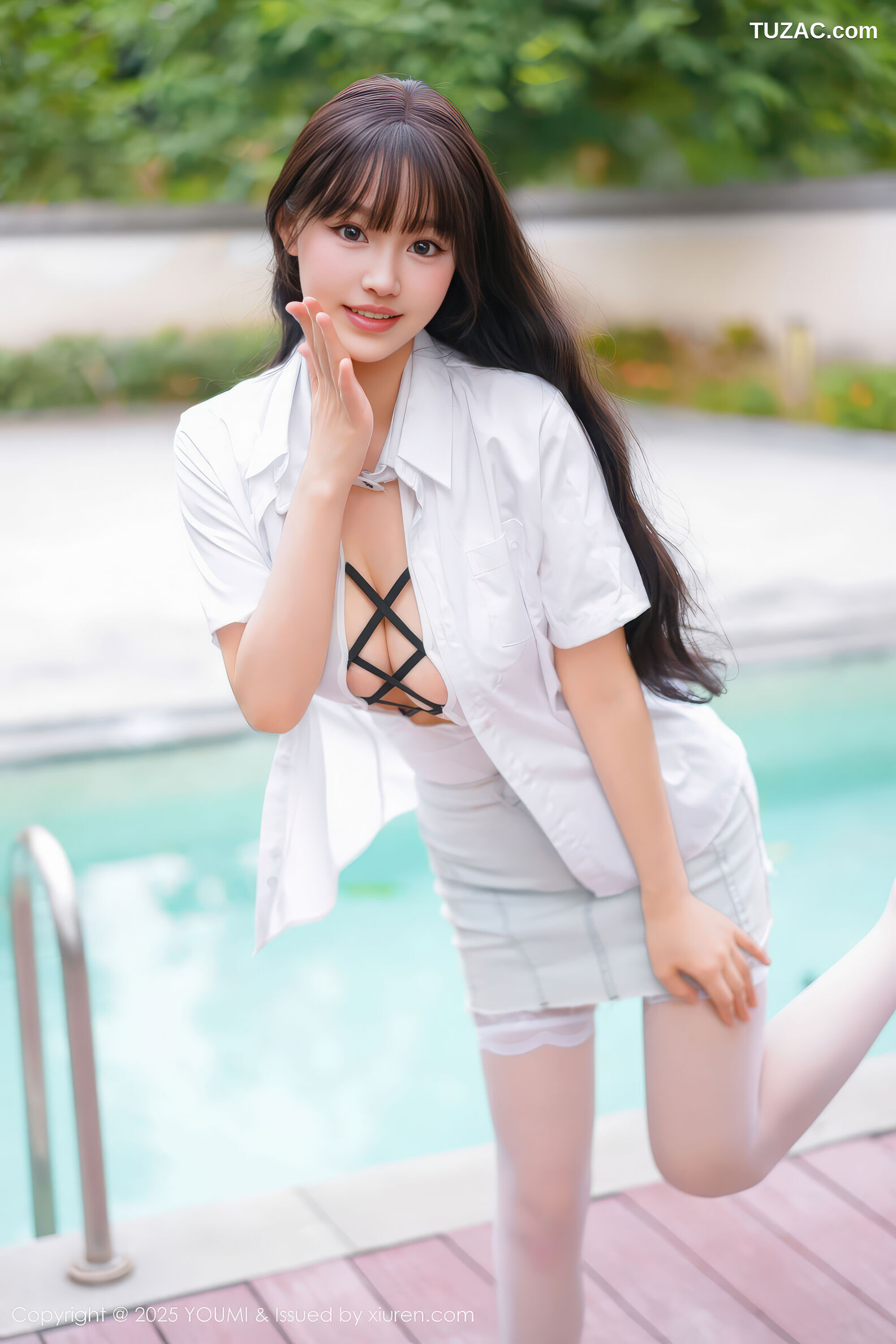 YouMi尤蜜荟-1190-朱可儿-白衬衫白短裙情趣白丝-2025.12.18