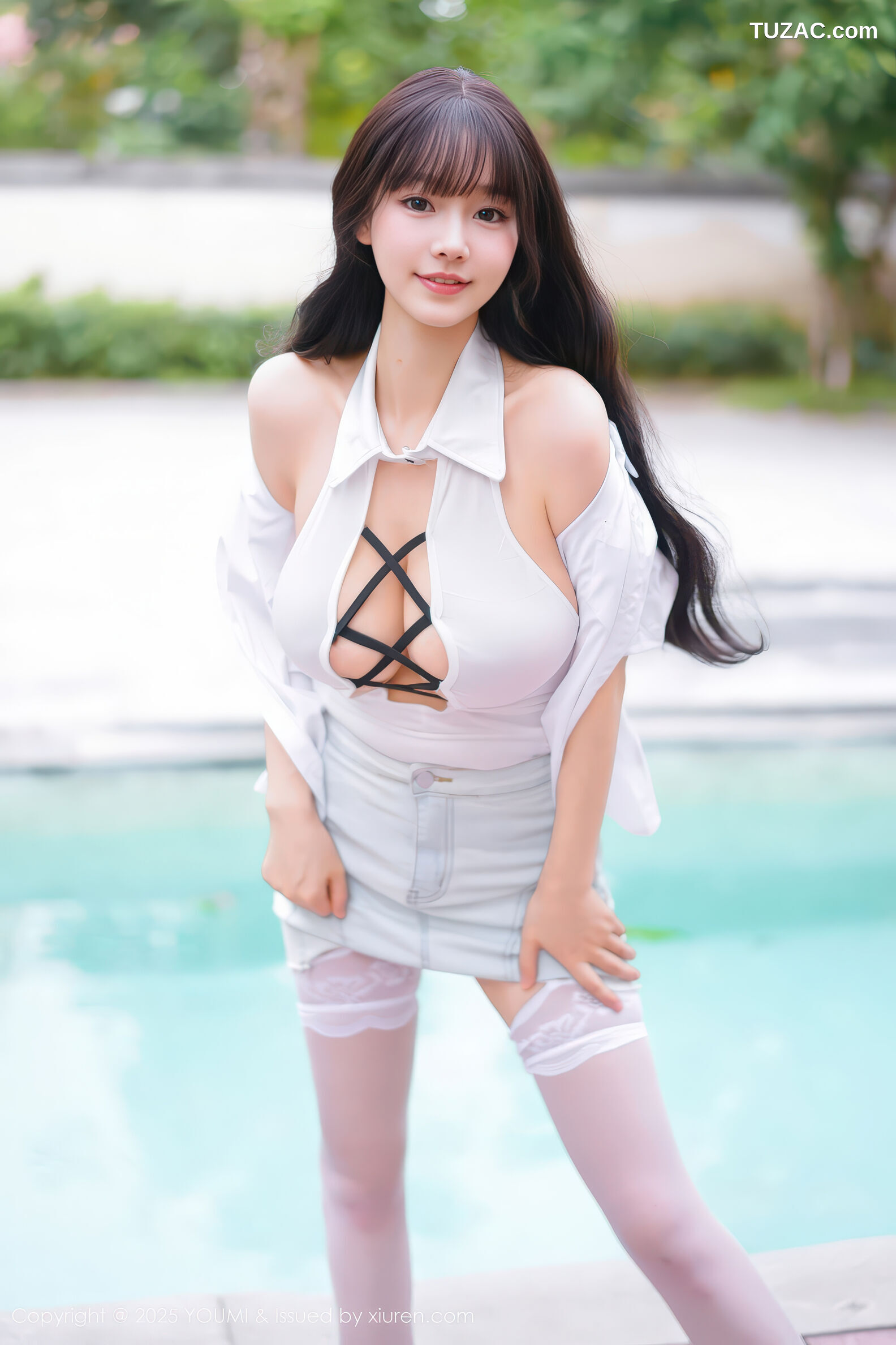 YouMi尤蜜荟-1190-朱可儿-白衬衫白短裙情趣白丝-2025.12.18