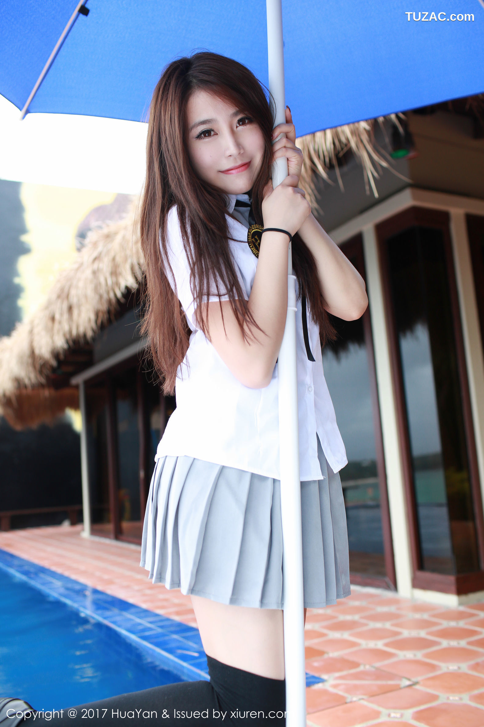 HuaYan花の颜-019-许诺sabrina《粉嫩和服-校服系列》