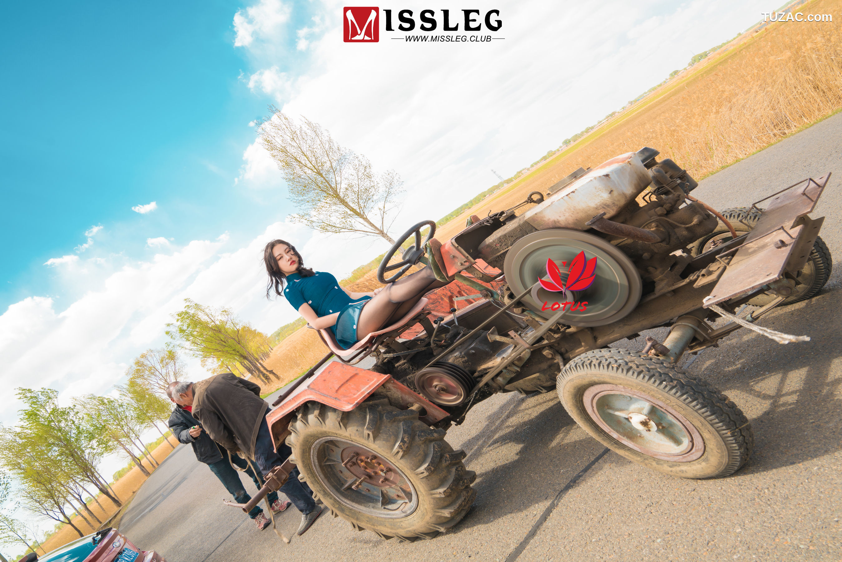 MissLeg蜜丝-M013-罗兰-《户外黑丝丽人》